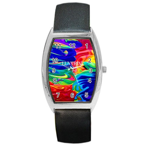 Rainbow Confusion Barrel Style Metal Watch