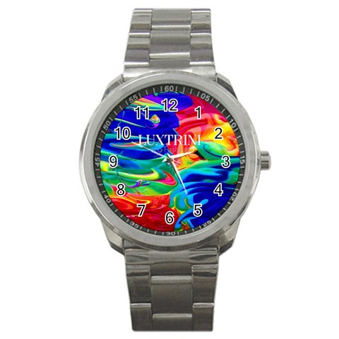 Rainbow Confusion Sport Metal Watch