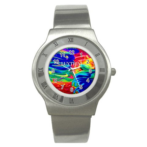 Rainbow Confusion Stainless Steel Watch