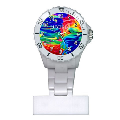 Rainbow Confusion Plastic Nurses Watch