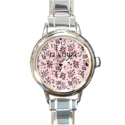 Elegant Sangria Round Watch with Italian Charm for Fashionable Wrists