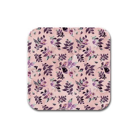 Sangria Rubber Square Coaster (4 pack)