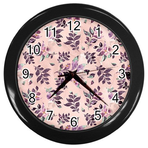 Sangria Wall Clock (Black)