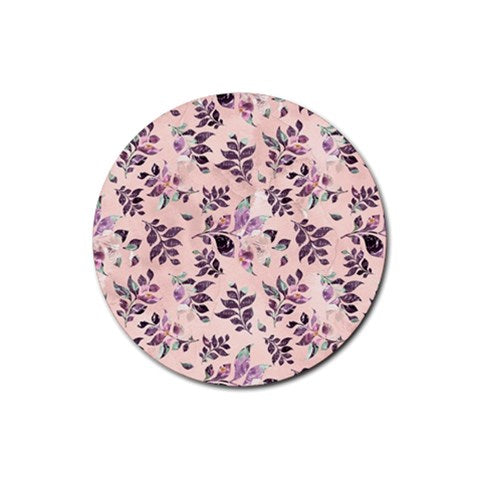 Sangria Rubber Round Coaster (4 pack)