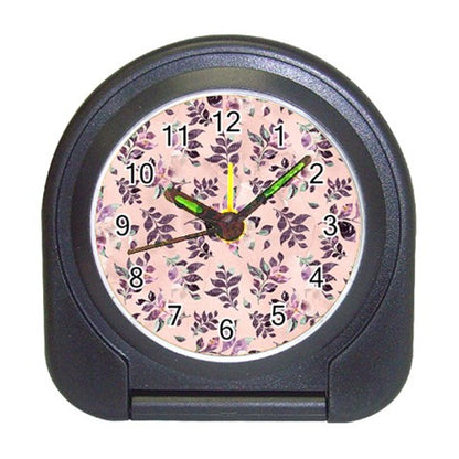 Sangria Travel Alarm Clock Black