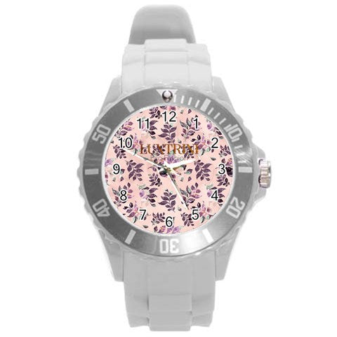 Sangria Round Plastic Sport Watch (L)