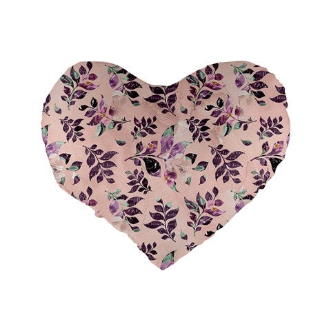 Sangria Standard 16" Premium Plush Fleece Heart Shape Cushion