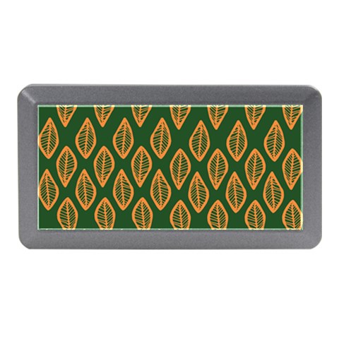 African | Ethnic | Mudcloth | #16 Green and Orange Memory Card Reader (Mini)