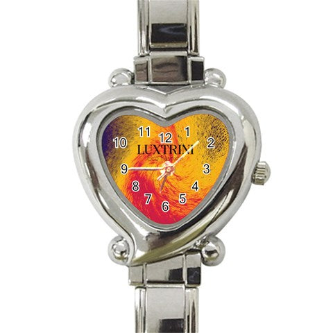 Pele's Fire Heart Italian Charm Watch