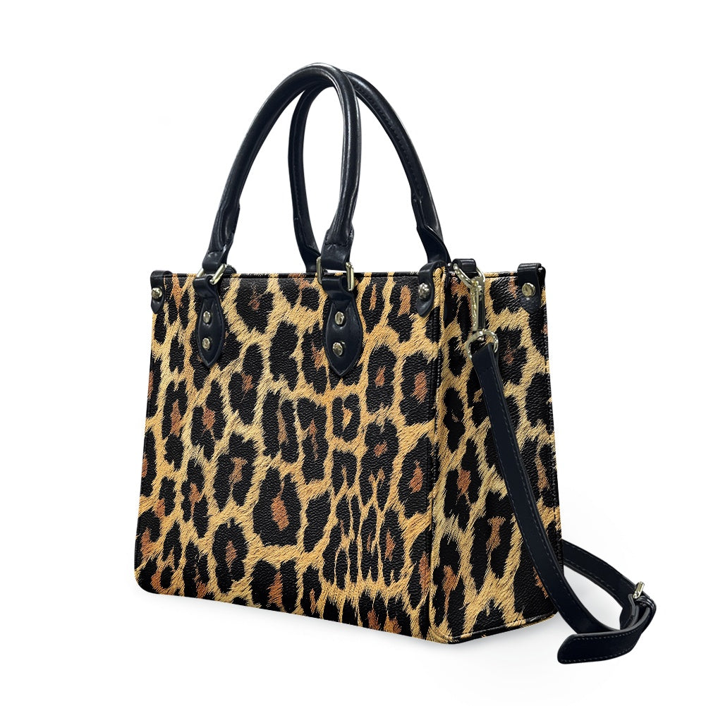 Leopard print Women's PU leather twill handbag