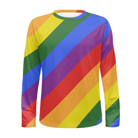 Rainbow Women's Long Sleeve T Shirt white