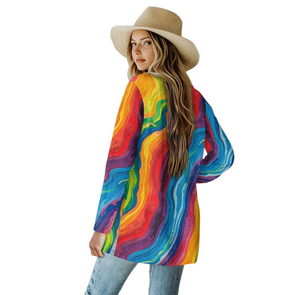 Long-sleeved cardigan jacket