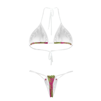 Transparent string bikini
