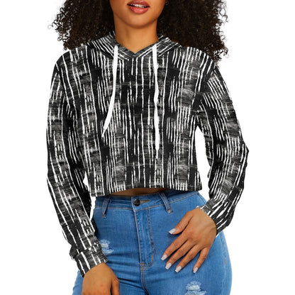 Women's midriff-baring sweatshirt - Mudcloth