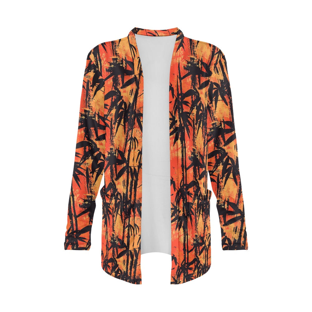 Long-sleeved cardigan jacket