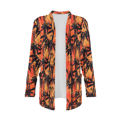 Long-sleeved cardigan jacket