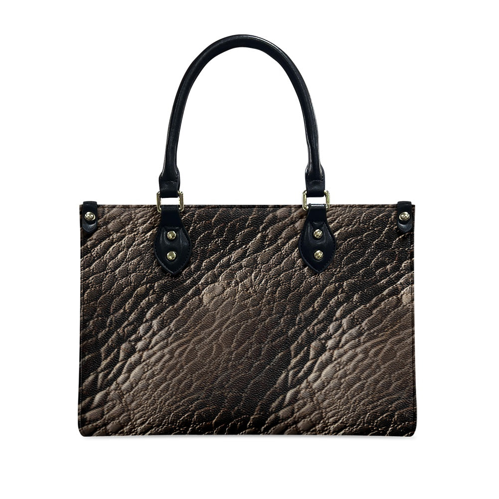 Savanna Luxe: Exotic-Inspired Womens PU Leather Twill Handbag