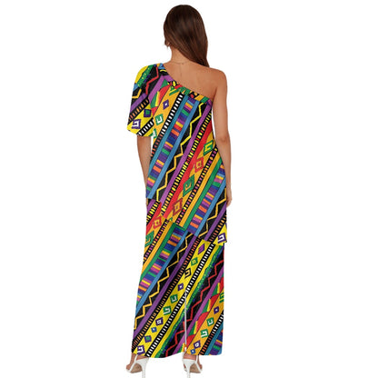 Elegant Off-Shoulder Two-Piece Dress for Women