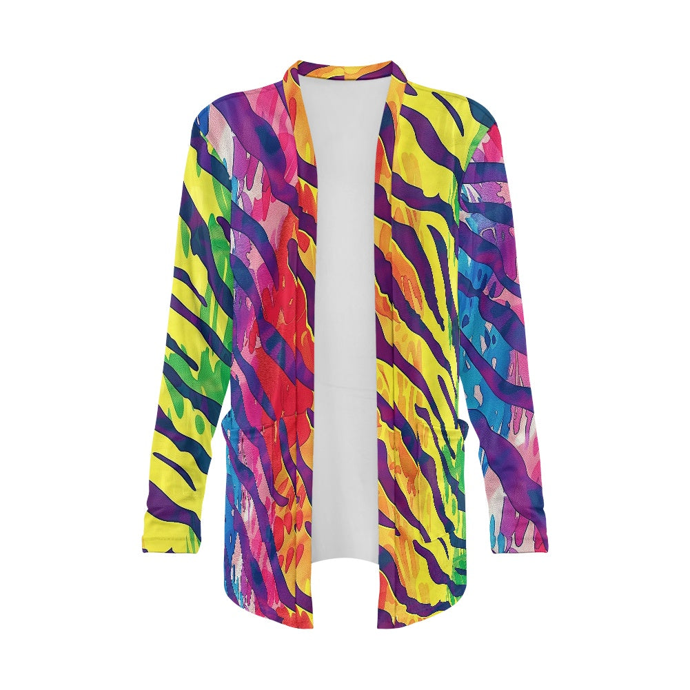Long-sleeved cardigan jacket
