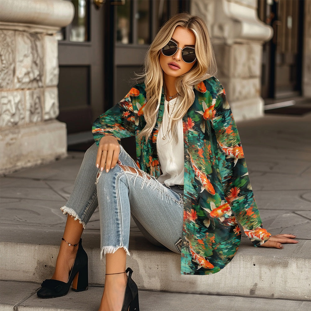 Long-sleeved cardigan jacket