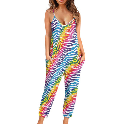 Rainbow LGBTQ Animal Print Rompers - Exclusive One-of-a-Kind Luxury Romper - Limited Edition, Ethically Made, and Stylishly Comfortable