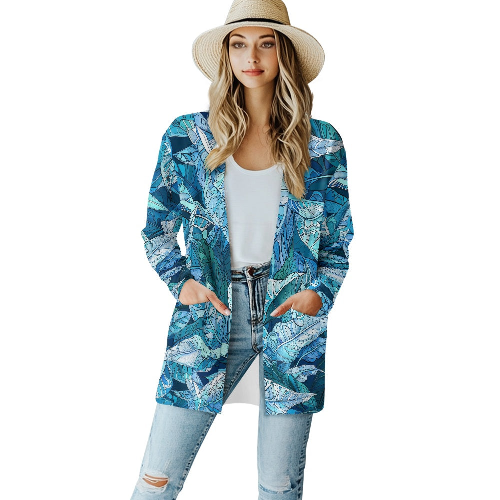 Long-sleeved cardigan jacket