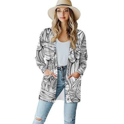 Long-sleeved cardigan jacket