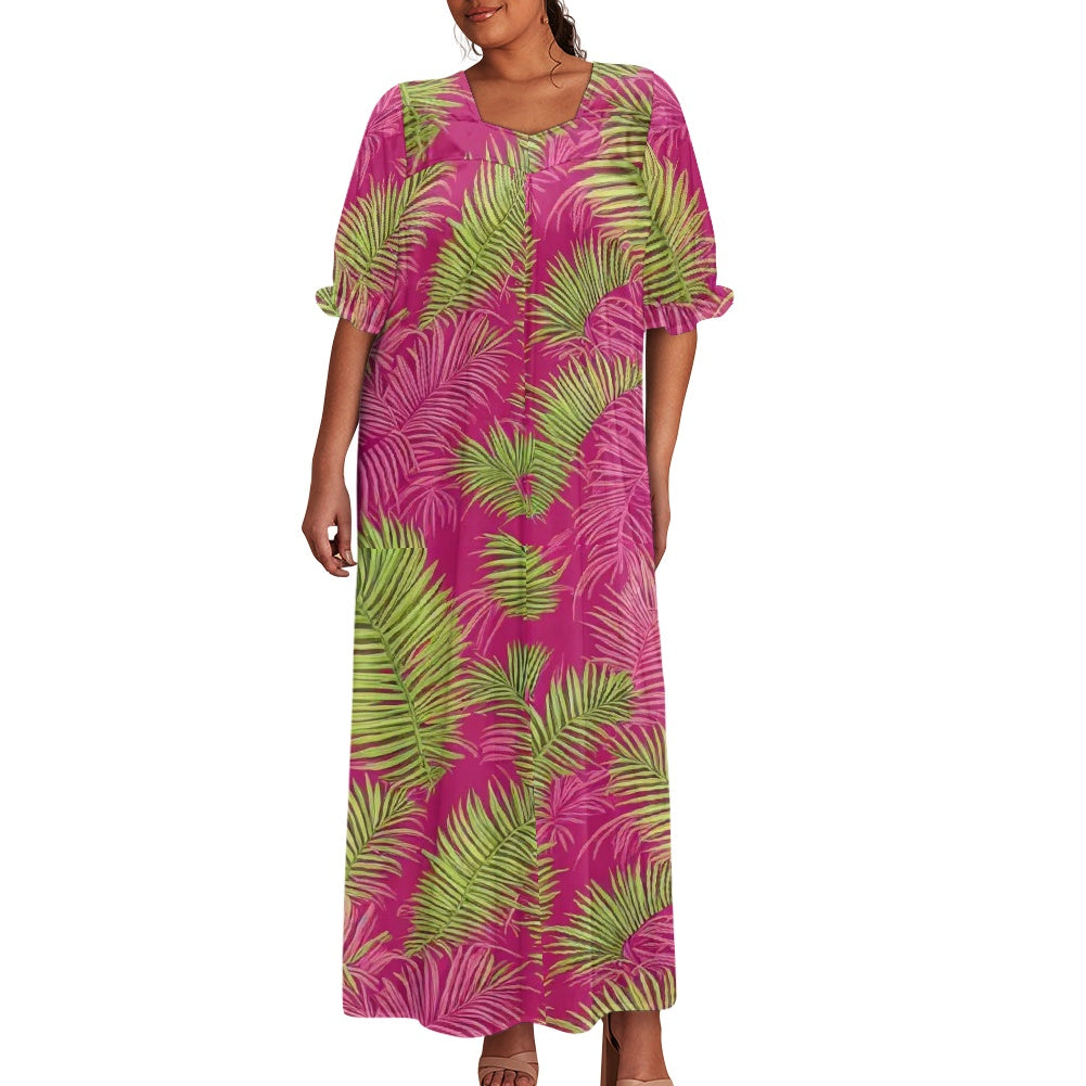 Puff sleeve dress