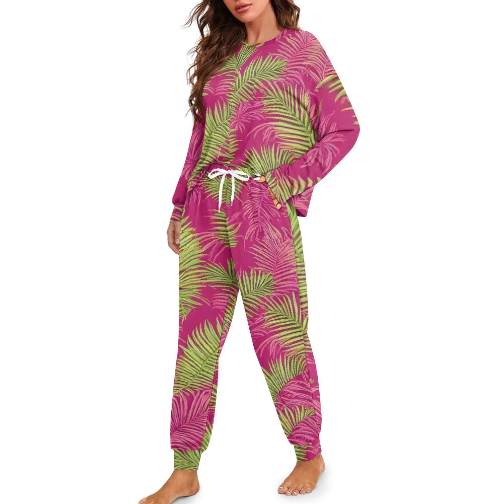 Women's drawstring pajamas set