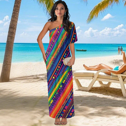 Elegant Off-Shoulder Two-Piece Dress for Women