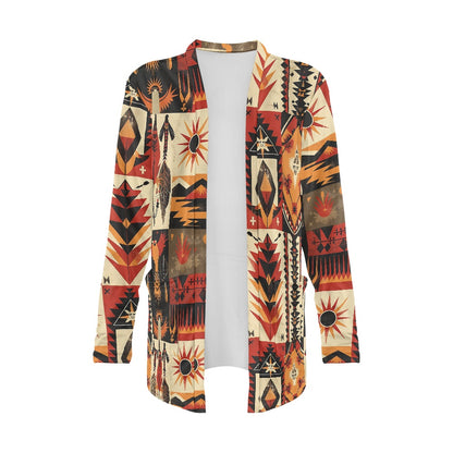 Long-sleeved cardigan jacket