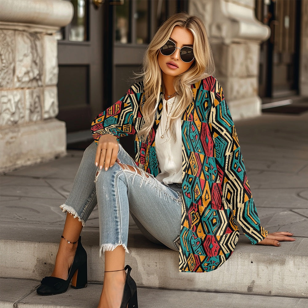 Long-sleeved cardigan jacket