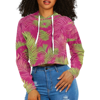 Women's midriff-baring sweatshirt