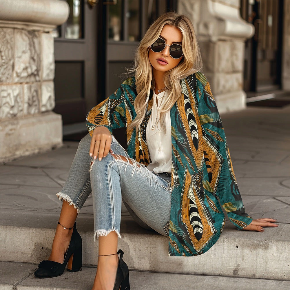 Long-sleeved cardigan jacket