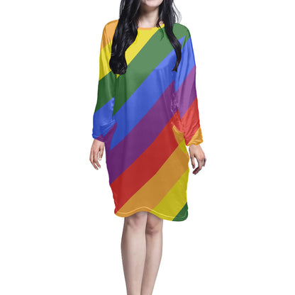 Rainbow Long sleeve nightdress