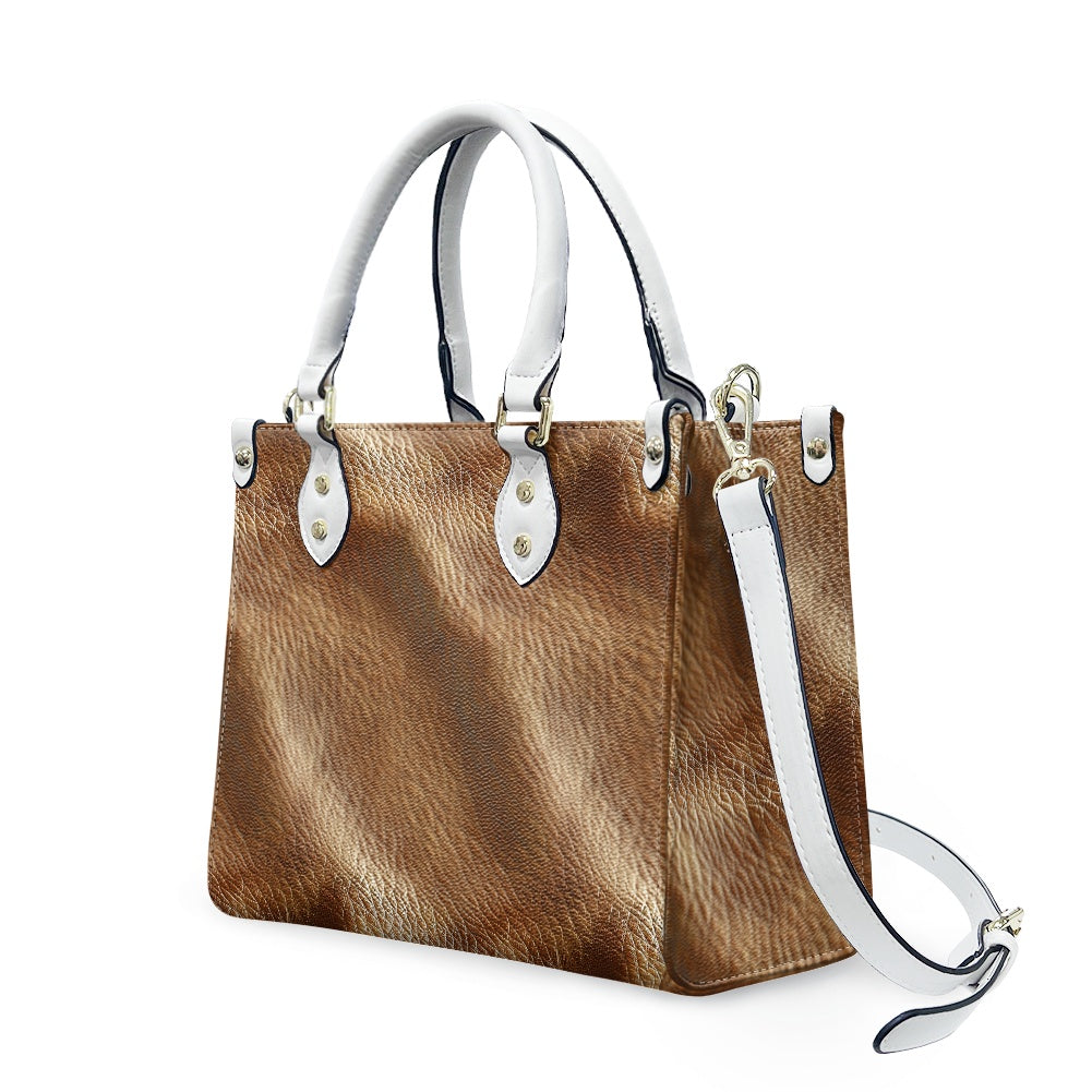 Women's PU leather twill handbag