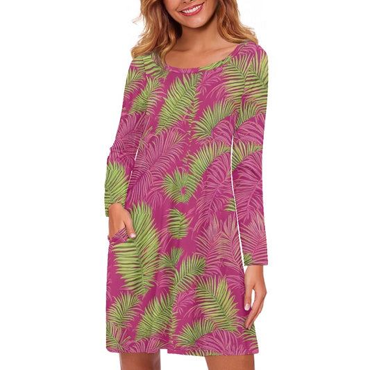 Casual dress (Double pocket) white