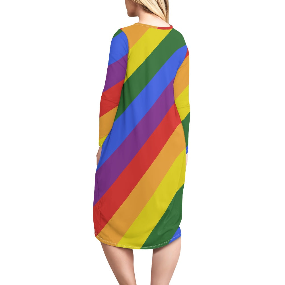 Rainbow Long sleeve nightdress