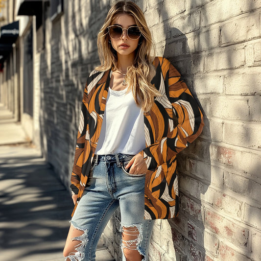Long-sleeved cardigan jacket