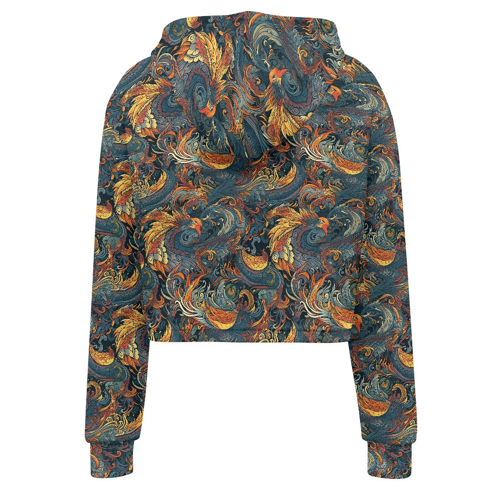 Women's midriff-baring sweatshirt - Chinese
