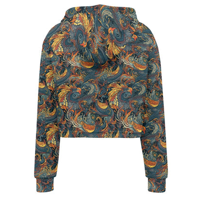 Women's midriff-baring sweatshirt - Chinese