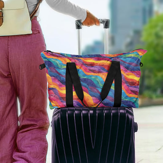 Nature-Inspired Rainbow ocean-themed Lightweight luggage