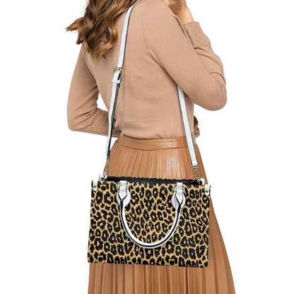 Women's PU leather twill handbag