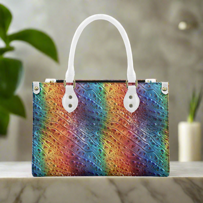 Ostrich Rainbow Pride Women's PU leather twill handbag