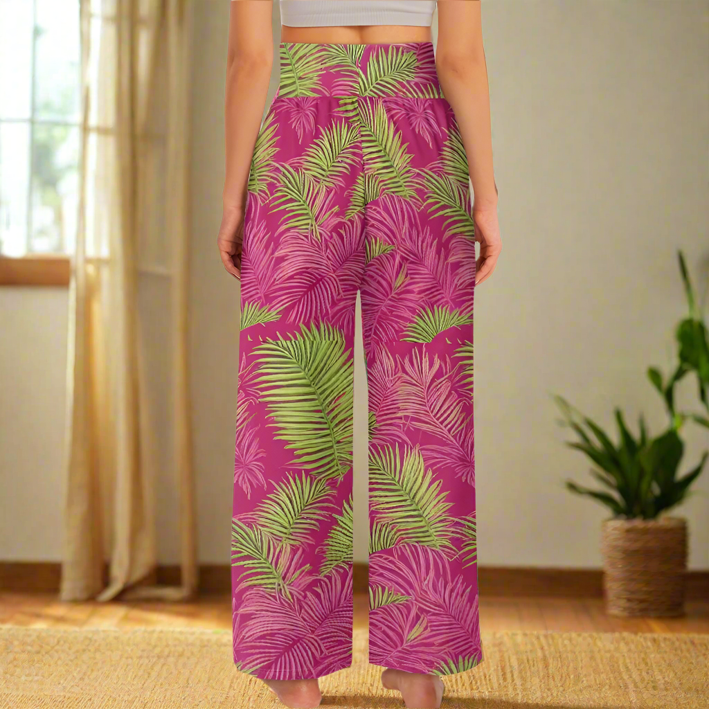 🌺Tropical Escape Wide Leg Pants – Style That Breathes, Comfort That Moves