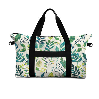 Green Floral Lightweight luggage