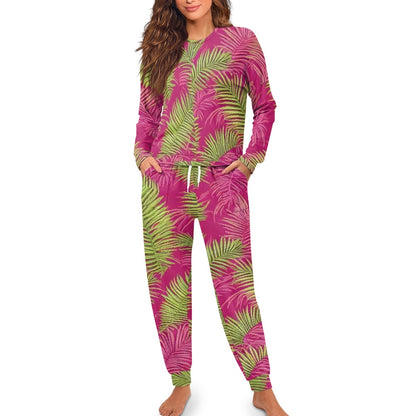 Women's drawstring pajamas set