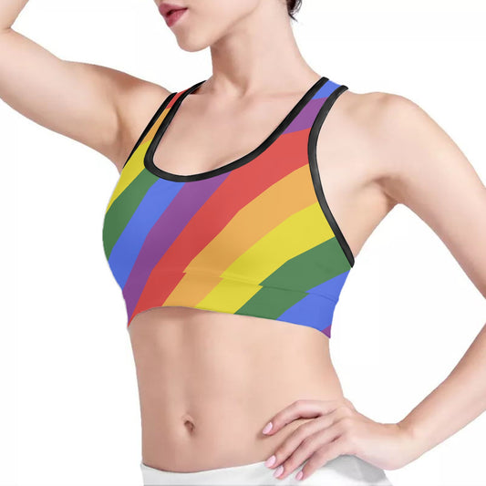 Rainbow Women Vest white