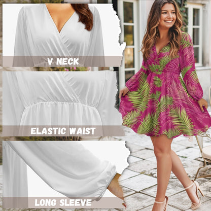 Women's V-neck dress