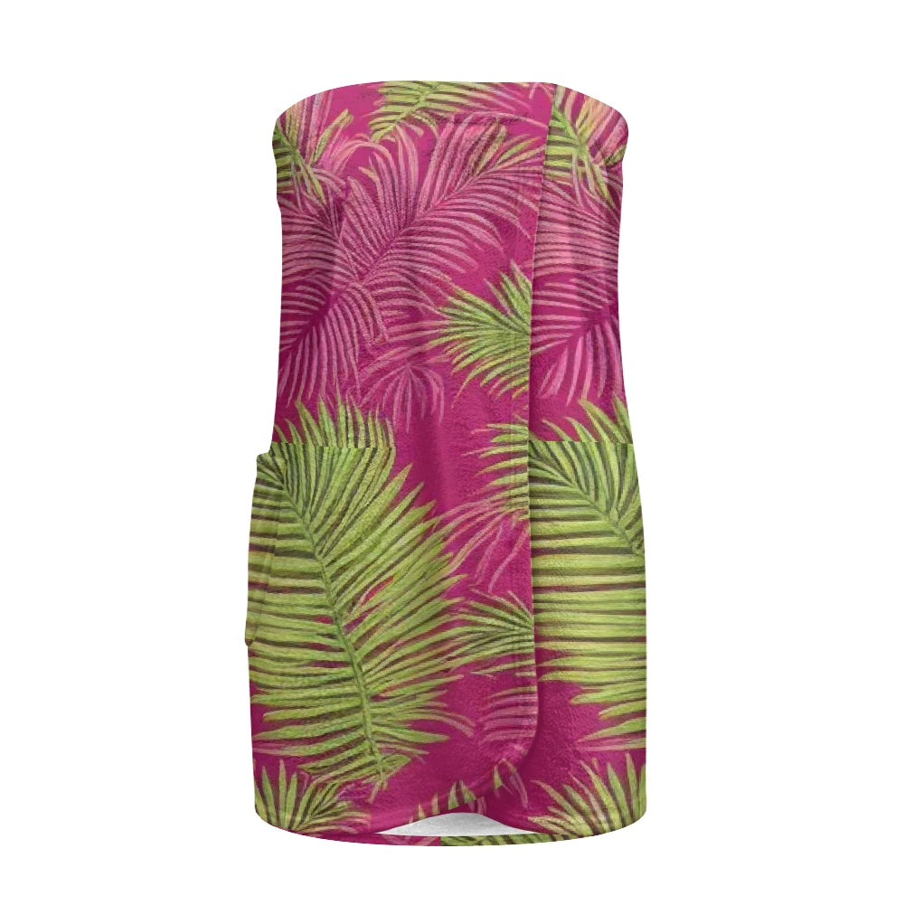 Women's Velcro Bath Towel with Pocket